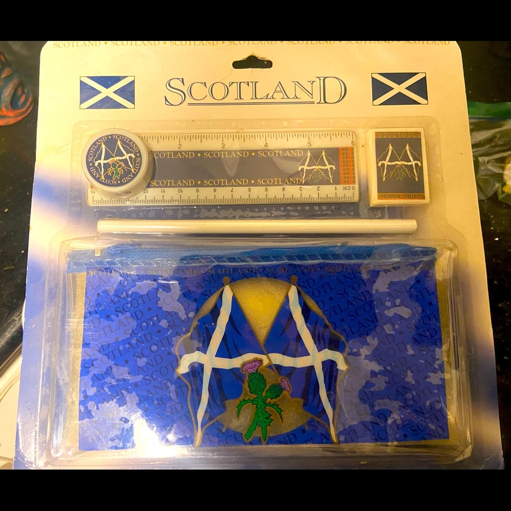 Scottland pencil school stuff